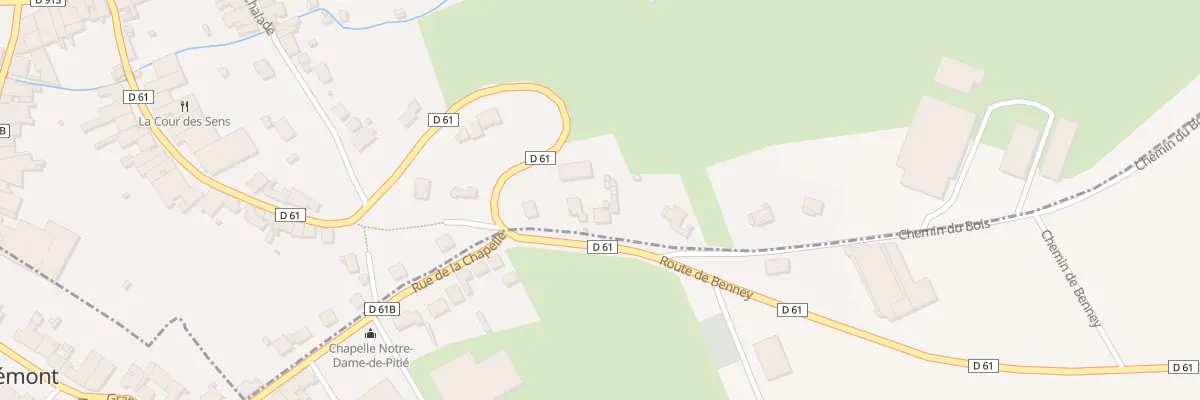 Plan du 33 Rue de Benney à Ceintrey