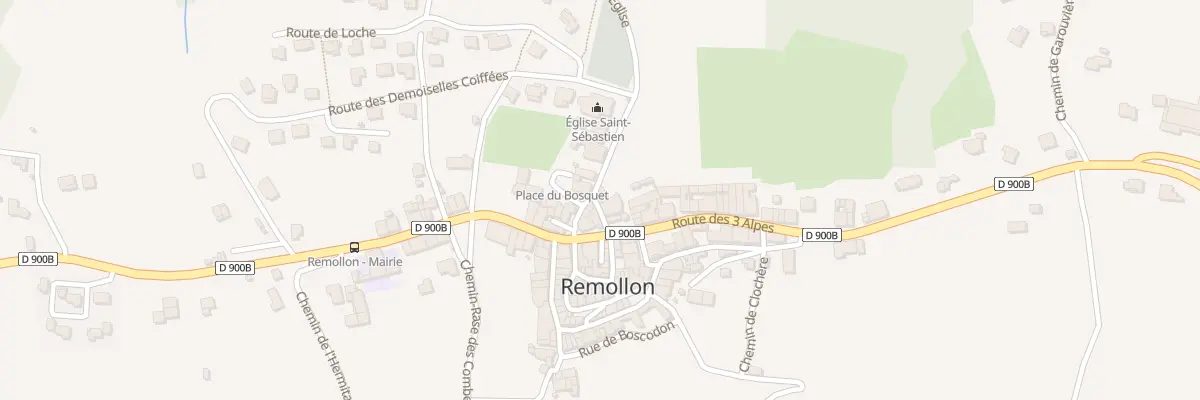 Plan du 5028 Rue des Templiers à Remollon