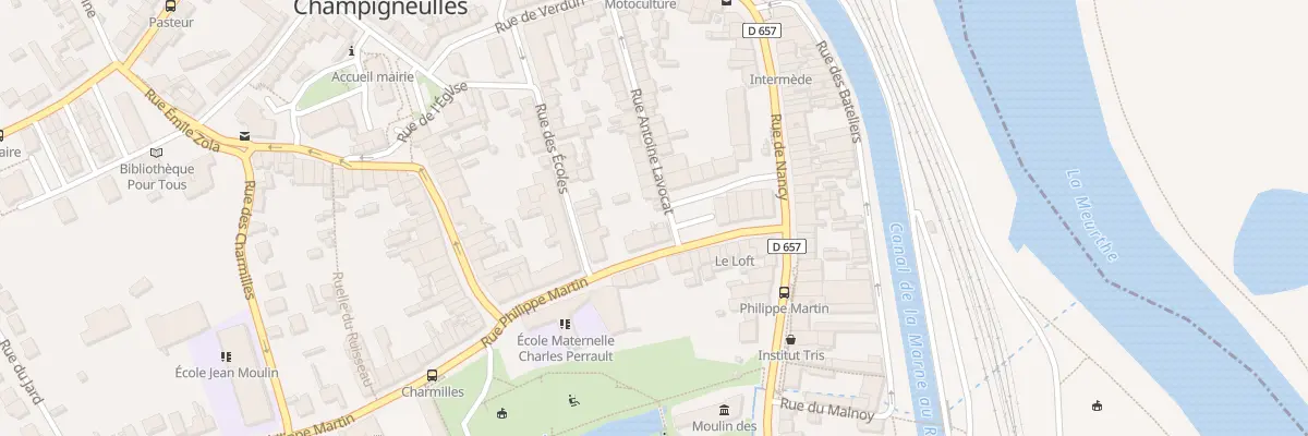 Plan du 1 Rue Antoine Lavocat à Champigneulles