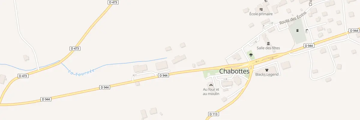 Plan du 2045 Rte d’Orcières à Chabottes