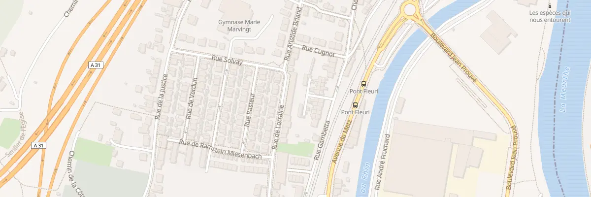 Plan du 34 Rue de Lorraine à Maxéville