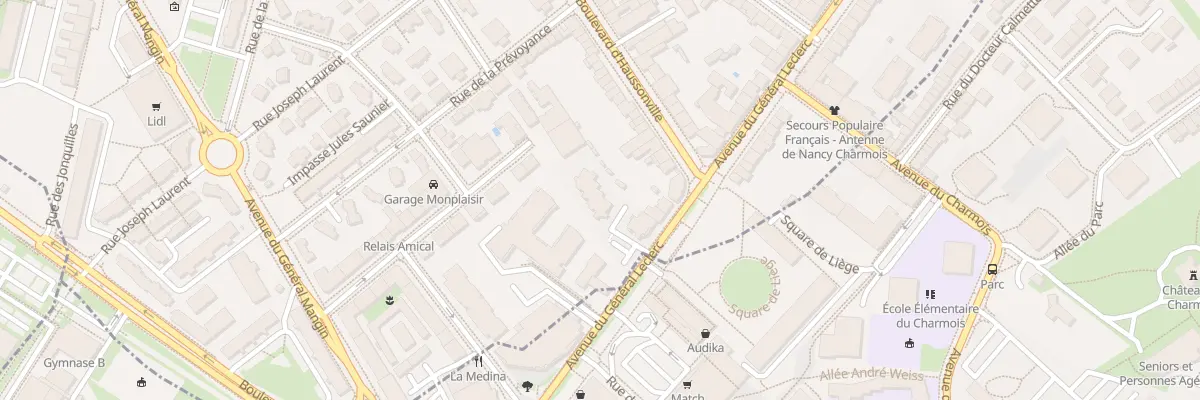 Plan du 312 Av Général Leclerc à Nancy
