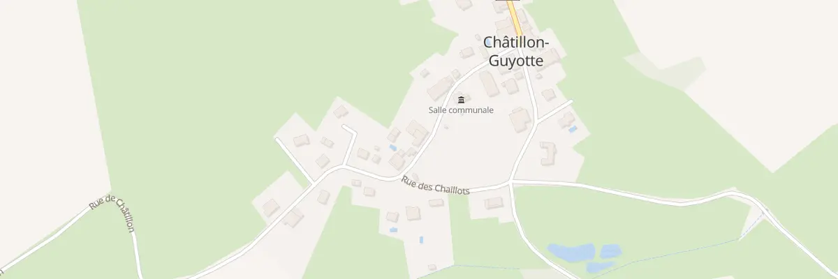 Plan du 5005 Au Village à Châtillon-Guyotte