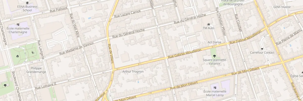 Plan du 78 Rue Gabriel Mouilleron à Nancy