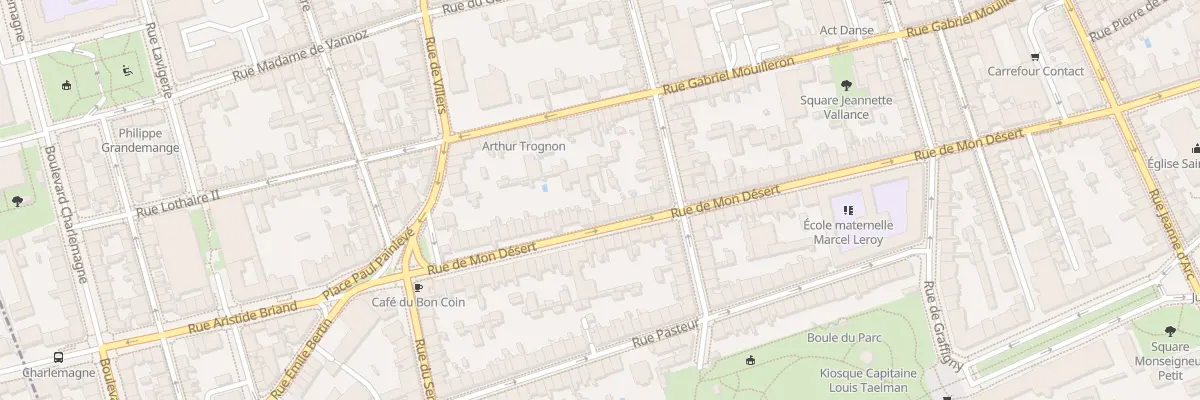 Plan du 164 Rue de Mon Desert à Nancy