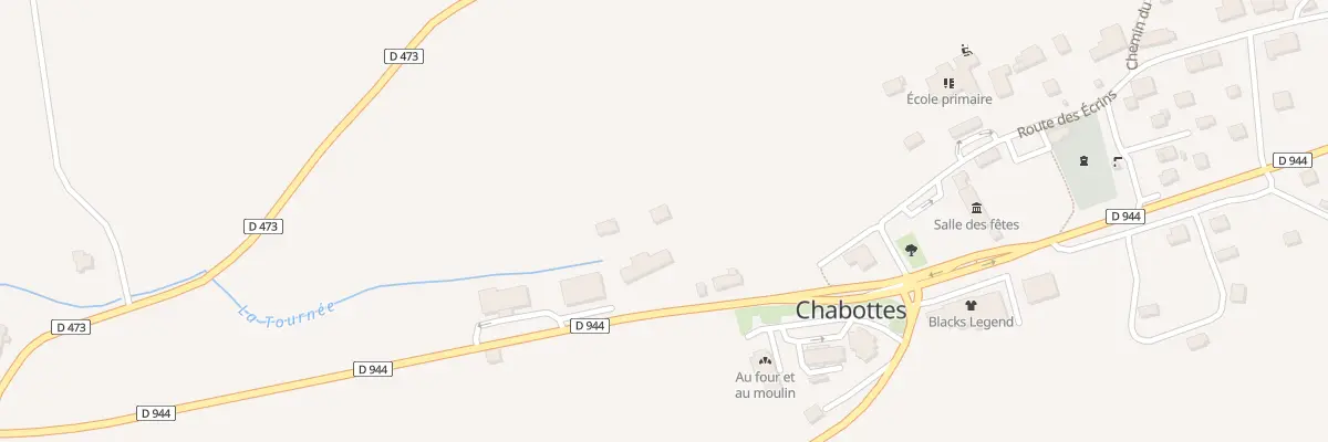 Plan du 2075 Rte d’Orcières à Chabottes