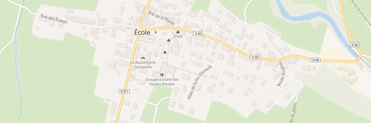 Plan du 65 Imp de La Fully à École