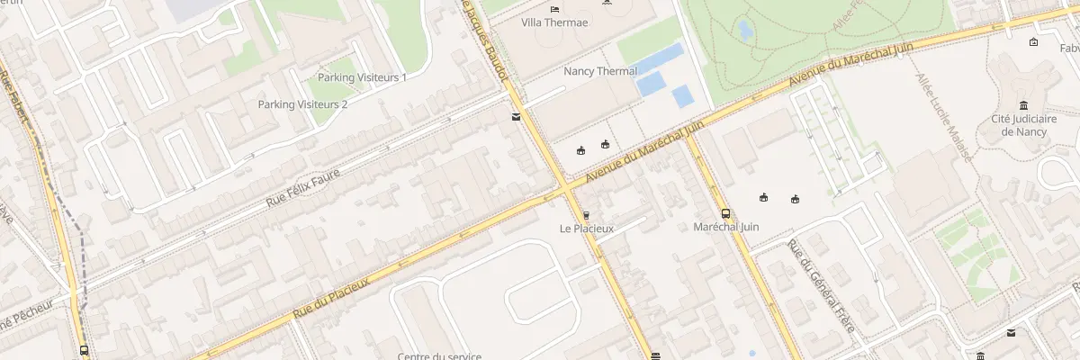 Plan du 2 Rue du Placieux à Nancy
