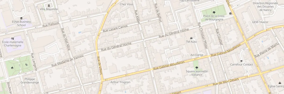 Plan du 24 Rue Kleber à Nancy