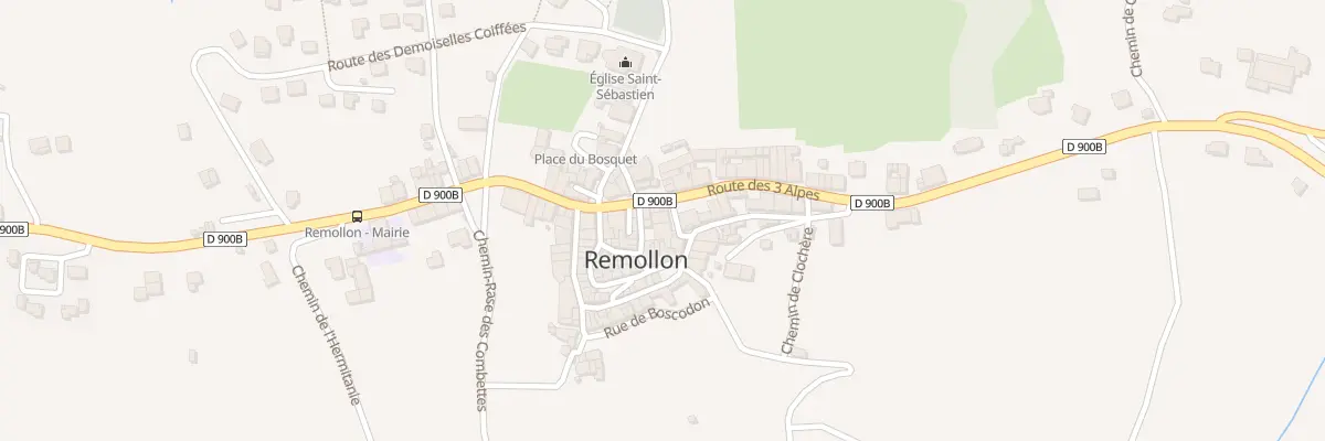 Plan du 2 Rue des Taillandiers à Remollon