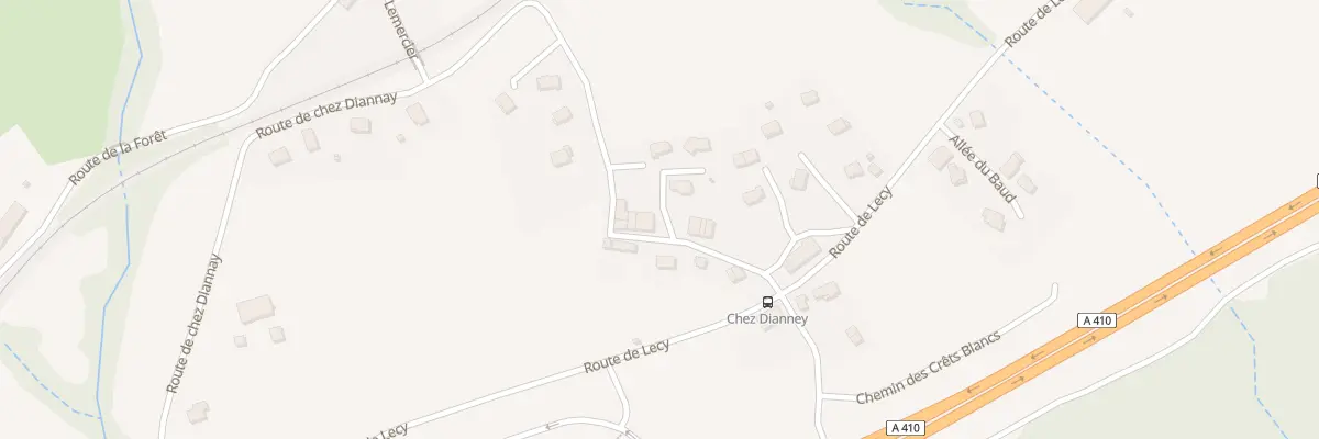 Plan du 116 Rte de chez Diannay à Groisy