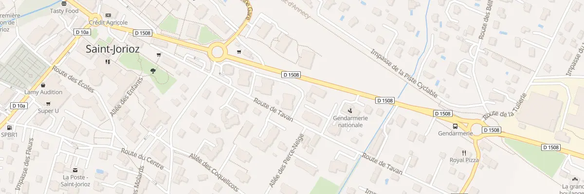 Plan du 317 Rte de Tavan à Saint-Jorioz