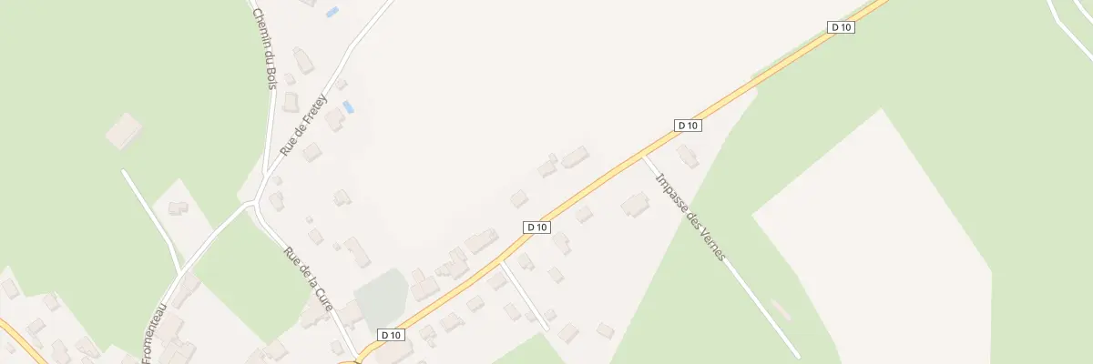 Plan du 55 Rue de Grandvelle à Auxon
