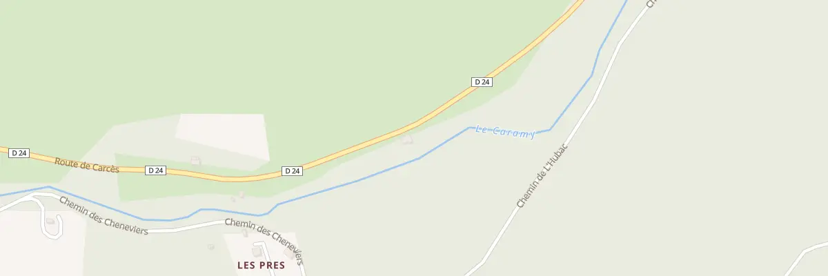Plan du 5230 L’Adrech des Marcounious à Vins-sur-Caramy
