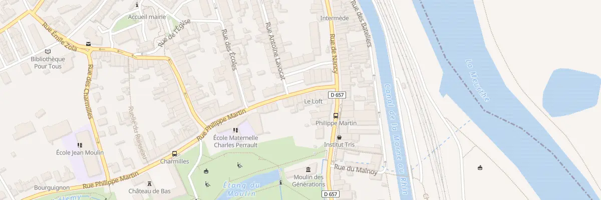 Plan du 8 Rue Philippe Martin à Champigneulles