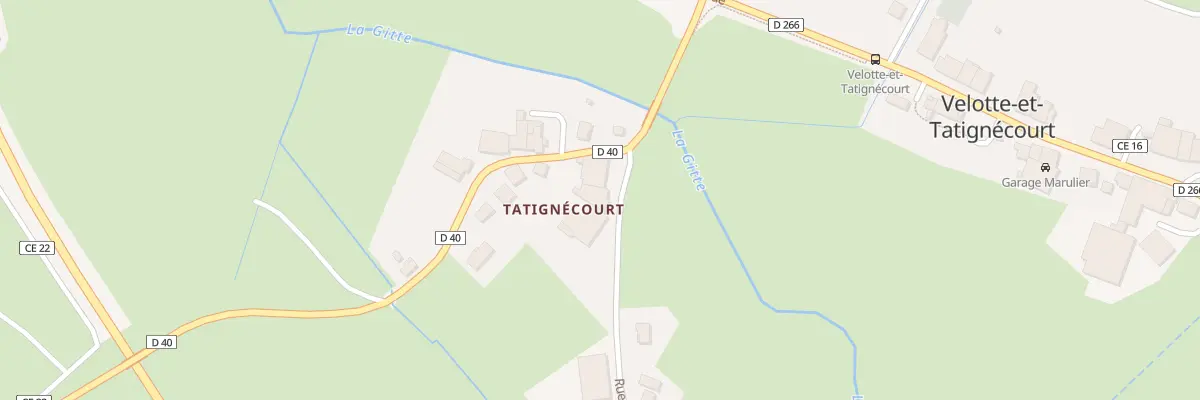 Plan du 4 Rue de la Gare à Velotte-et-Tatignécourt