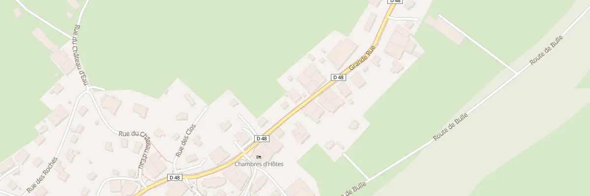 Plan du 20 Rue Grande Rue à Chapelle-d’Huin