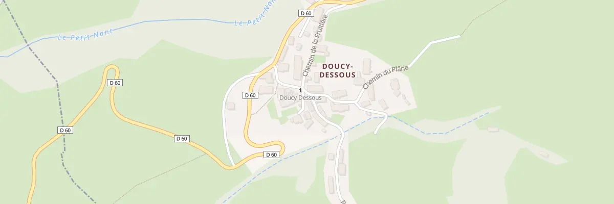 Plan du 5017 Doucy Dessous à Doucy-en-Bauges