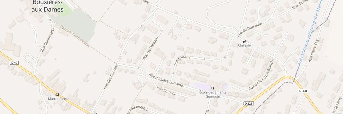 Plan du 5 Rue du Marechal Lyautey à Bouxières-aux-Dames