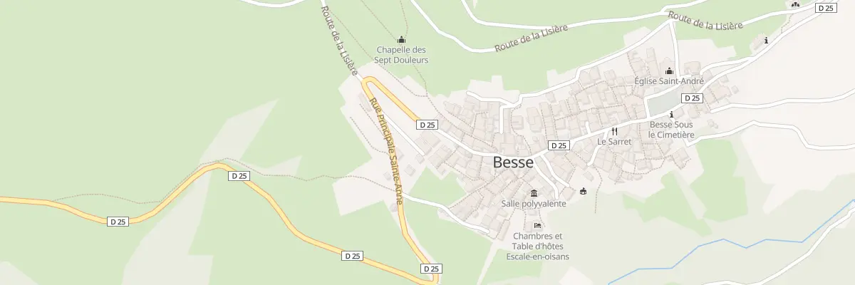 Plan du 366 Rue Principale à Besse