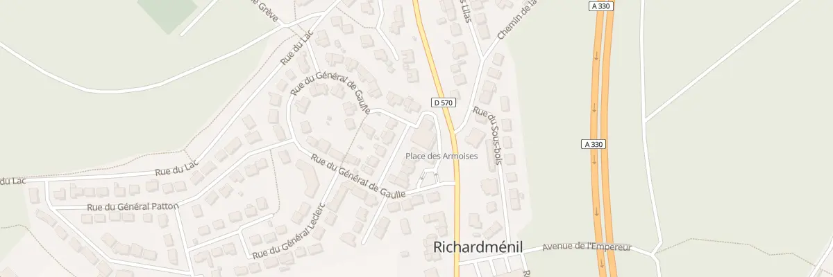 Plan du 53 Rue du General de Gaulle à Richardménil