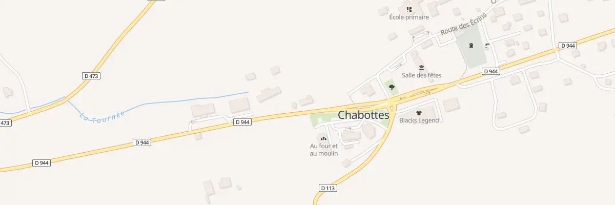 Plan du 2205 Rte d’Orcières à Chabottes