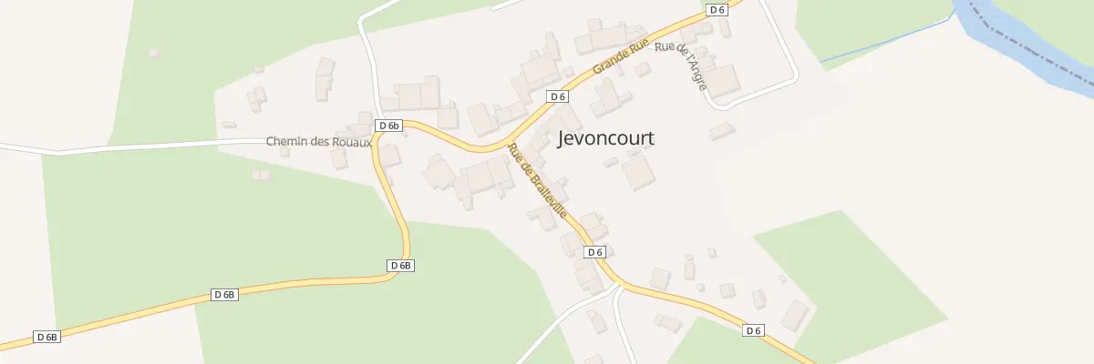 Plan du 1 Rue de Bralleville à Jevoncourt