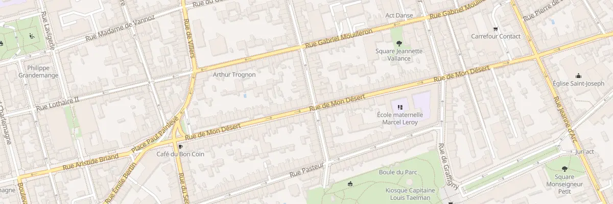 Plan du 152 Rue de Mon Desert à Nancy