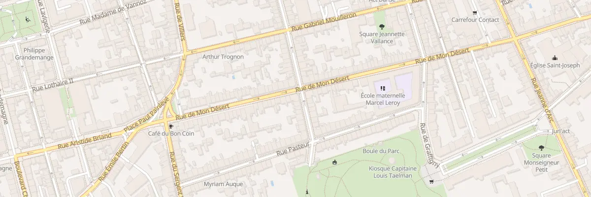 Plan du 127 Rue de Mon Desert à Nancy