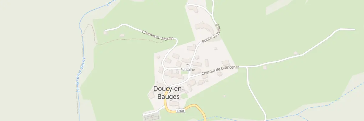 Plan du 5076F Rte de Trélod à Doucy-en-Bauges