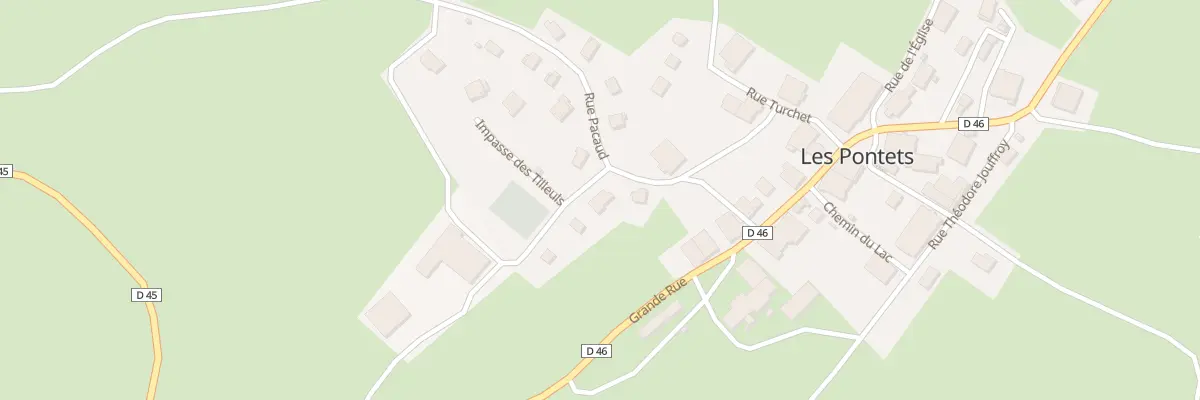 Plan du 3 Rue de la Doye aux Pontets