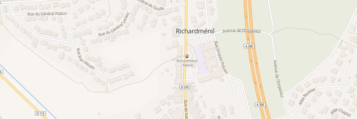 Plan du 17 Rue de Nancy à Richardménil