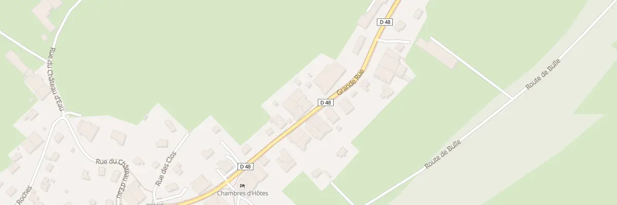 Plan du 12 Rue Grande Rue à Chapelle-d’Huin