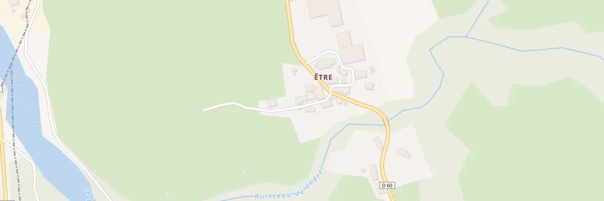 Plan du 168 Etre à Jarsy