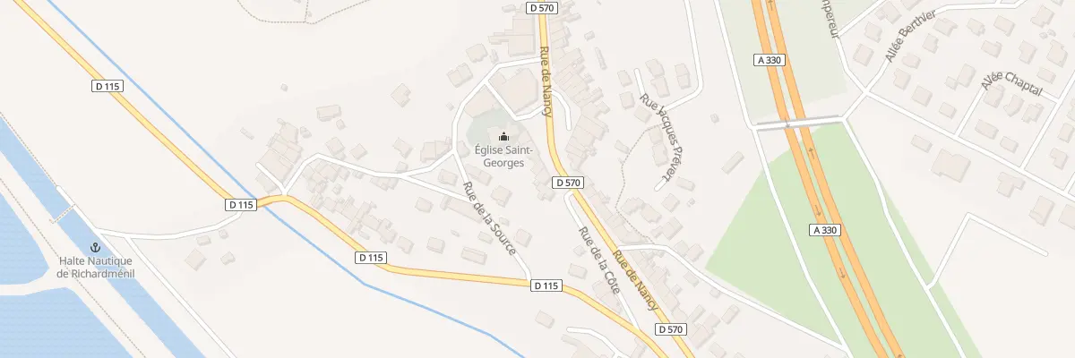 Plan du 3 Pl de l’Eglise à Richardménil