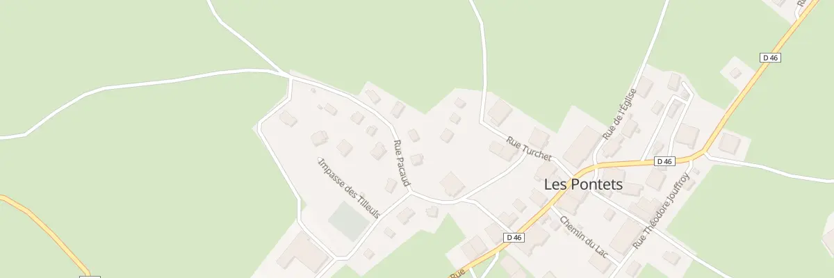 Plan du 8 Rue Pacaud aux Pontets