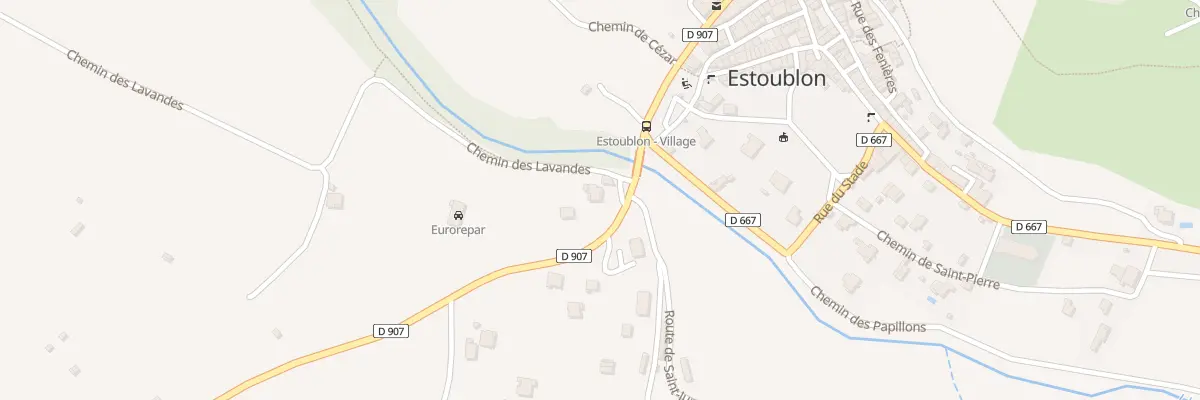 Plan du 35 Che des Lavandes à Estoublon