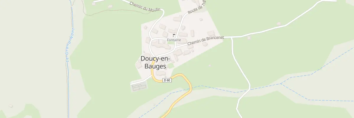 Plan du 42 Rte de Trélod à Doucy-en-Bauges