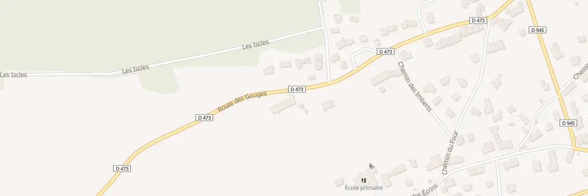 Plan du 784 Rte des Gouges à Chabottes