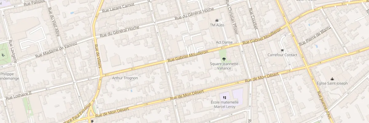 Plan du 151 Rue Gabriel Mouilleron à Nancy