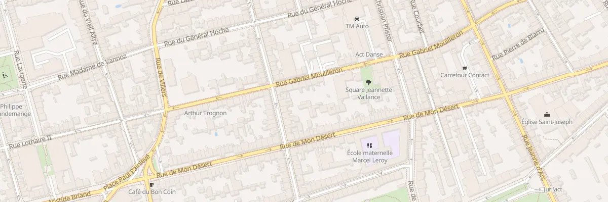 Plan du 151B Rue Gabriel Mouilleron à Nancy