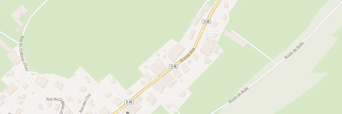 Plan du 8 Rue Grande Rue à Chapelle-d’Huin