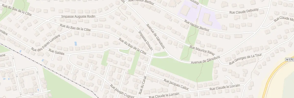 Plan du 82 Rue du Bas de la Côte à Ludres