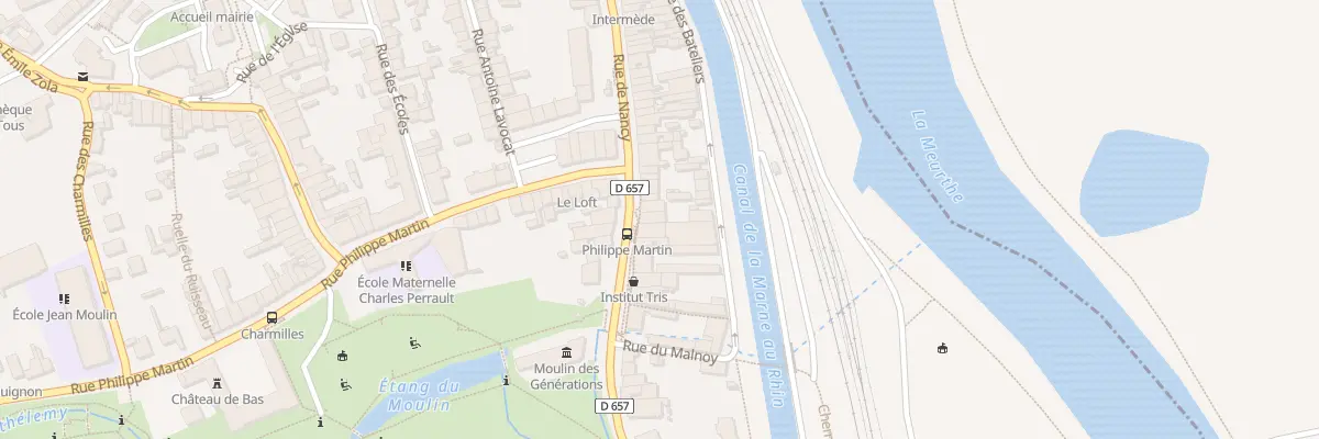 Plan du 57 Rue de Nancy à Champigneulles