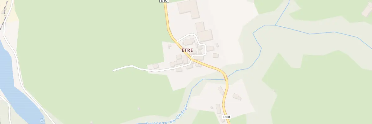Plan du 172 Etre à Jarsy