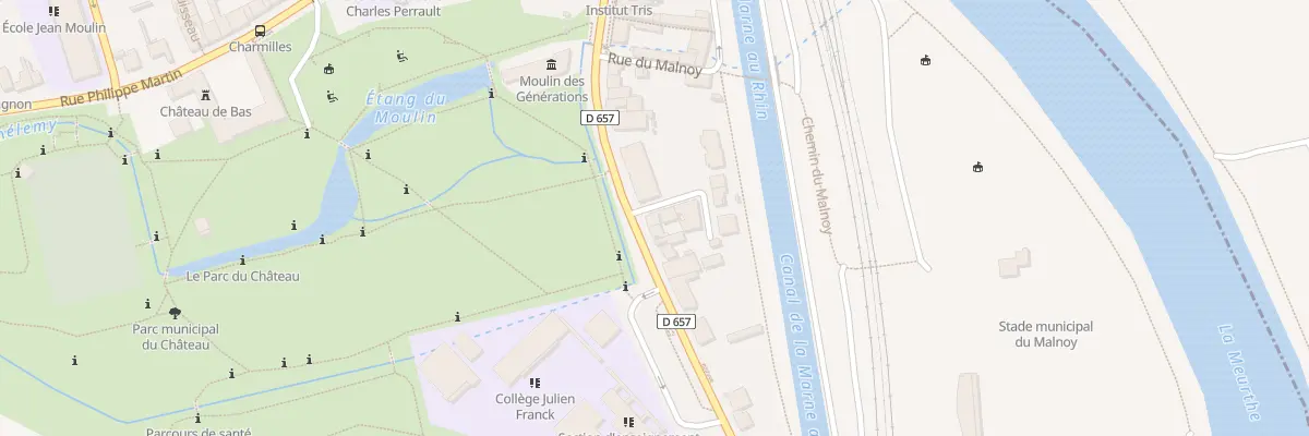 Plan du 85 Rue de Nancy à Champigneulles