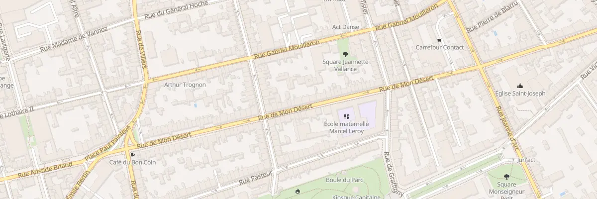 Plan du 138 Rue de Mon Desert à Nancy