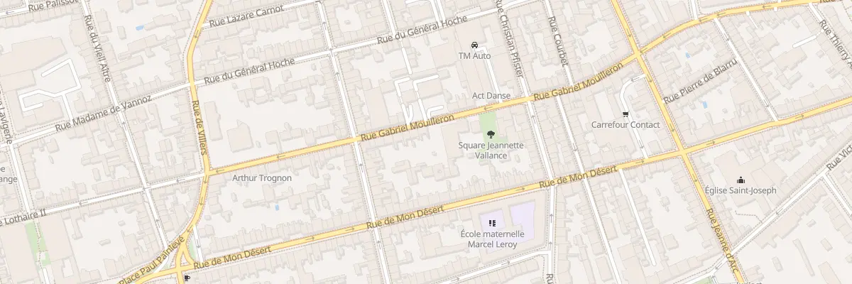 Plan du 145 Rue Gabriel Mouilleron à Nancy