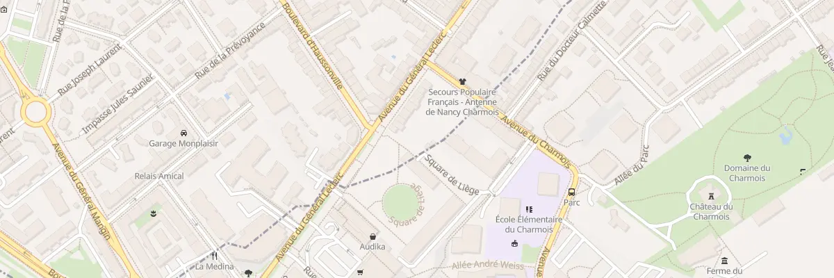 Plan du 245 Av Général Leclerc à Nancy