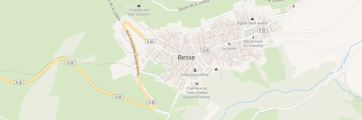 Plan du 32 Rue de Sainte Anne à Besse